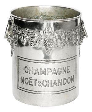 Vintage Silver Plated Champagne Cooler and Ice Bucket from Moët & Chandon