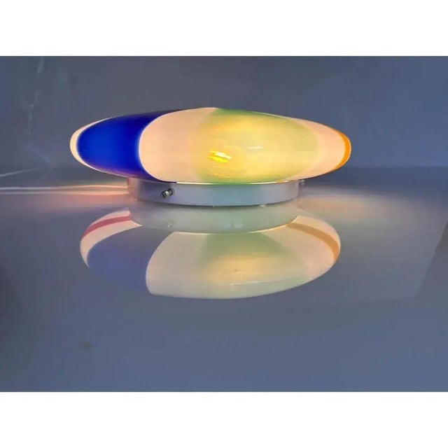 Contemporary Italian Swirls Murano Glass Wall Sconce by Simoeng For Sale - Image 3 of 9