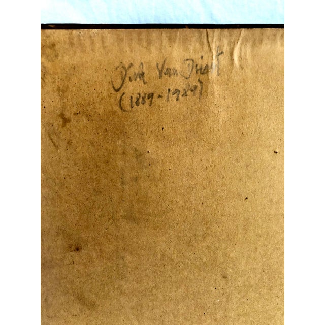 Late 20th-Century Portrait of a New Mexico Man, by Dirk Van Driest For Sale - Image 10 of 10