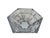 Stunning Miller Rogaska crystal bowl, featuring six-sided outer rim design and geometirc shapes on the body with three-...