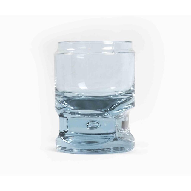 Vintage glass vase is a wonderful glass decorative object, realized during the 1970s. Very beautiful glass vase with a...