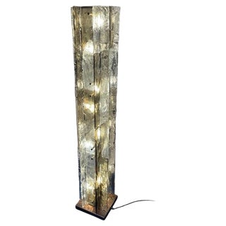Murano Glass Floor Lamp attributed to Carlo Nason for Mazzega, Italy, 1960s For Sale