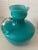 Mid-Century Modern Mid-Century Italian Murano Cased Turquoise Glass Decorative Pitcher For Sale - Image 3 of 6