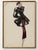 Add Parisian glamour to a bedroom or dressing room with this vintage French fashion art print reproduction. A cinched...