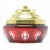Red Vintage Czechoslovakian Crystal Candyer, 1950s For Sale - Image 8 of 9