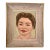 Mid-Century Female Portrait Painting by Jean Coulls - Framed For Sale