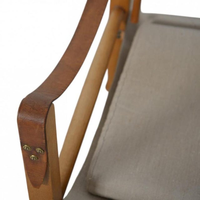 1980s Safari Chair by Kaare Klint, 1980s For Sale - Image 5 of 14