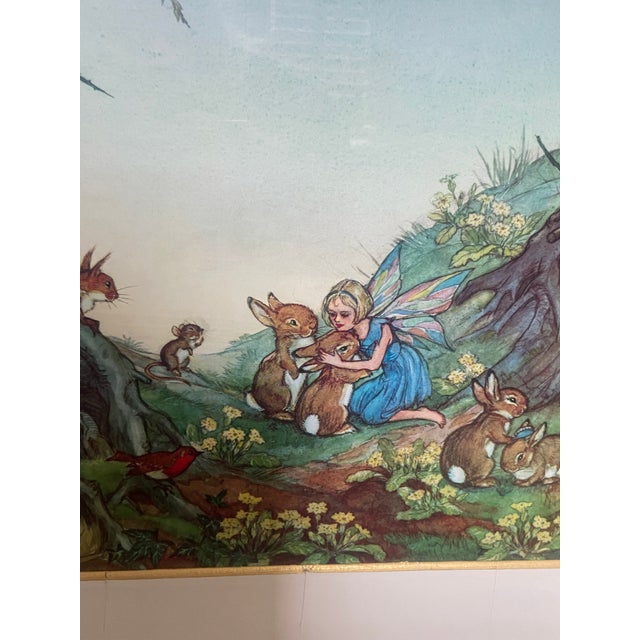 Children's Trowbridge Bunnies and Fairies Print For Sale - Image 3 of 11