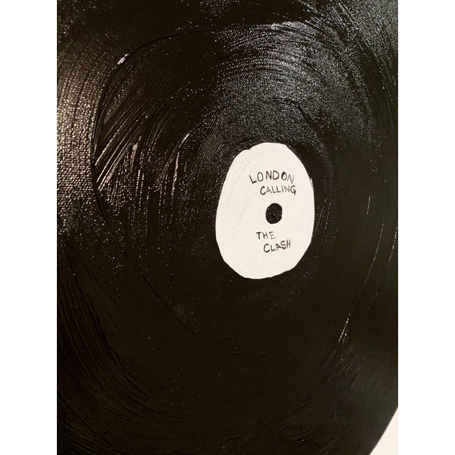 "London Calling by The Clash" from Jack Olsen's Vinyl Record series. - Acrylic paint on thick gallery canvas - 20" x 20"...