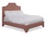 Modern Kit Full/Double Headboard, Blush Velvet For Sale - Image 3 of 5