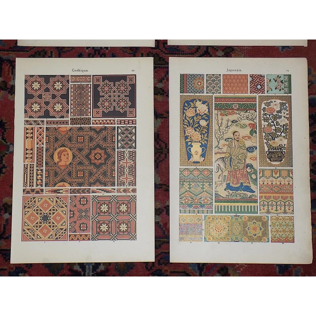 Antique 19th Century Folio Size Ornamental Design Lithographs - Set of 9 For Sale In Cincinnati - Image 6 of 9