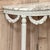 Antique Italian Louis XVI Painted Marble Top Demilune Console With Trumeau Mirror For Sale - Image 14 of 18