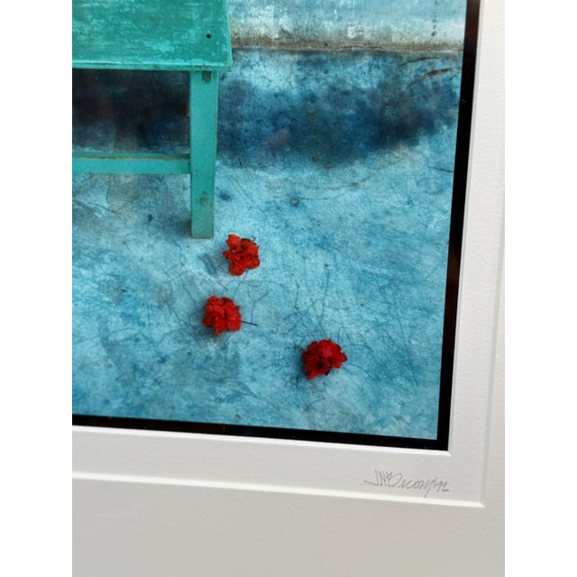 Jeffrey Becon "Green Chair With Hibiscus", Signed + Numbered 18/25 For Sale In San Francisco - Image 6 of 12