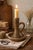 A beautifully handcrafted studio pottery chamberstick by noted Southern folk potter John Meaders of Georgia. This piece...