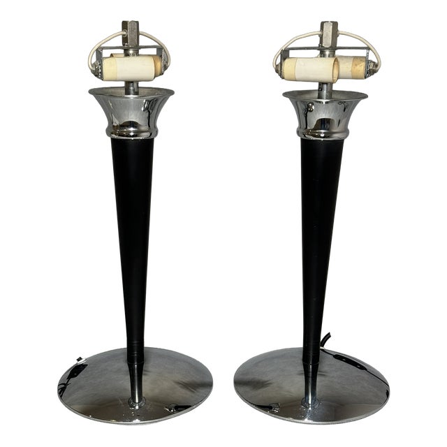 Vintage Table Lamps from Ikea, 1990s, Set of 2 For Sale