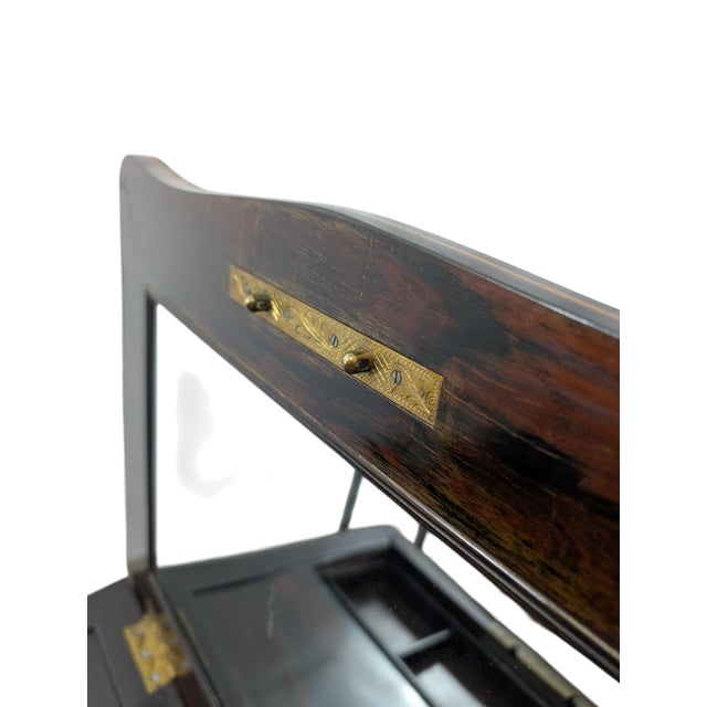 Brown Rococo Style Dressing Table with Drawer, 1800s For Sale - Image 8 of 14