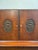Wood Vintage 1930s Cabinet With Green and Brass Accents - Art Deco/French For Sale - Image 7 of 10
