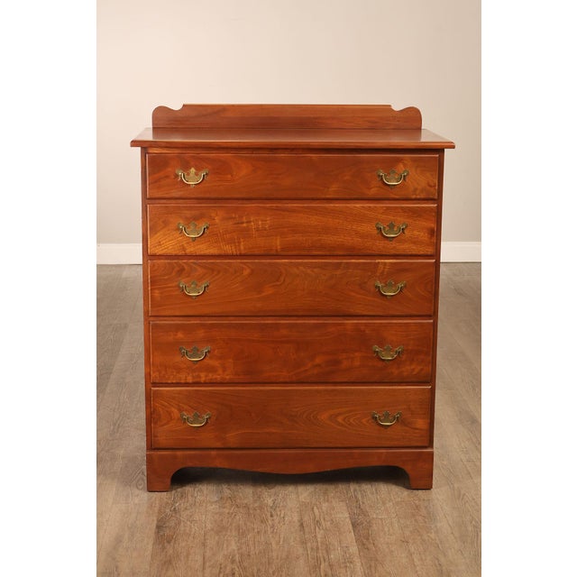 E.A. Clore Custom Walnut High Chest For Sale - Image 13 of 18