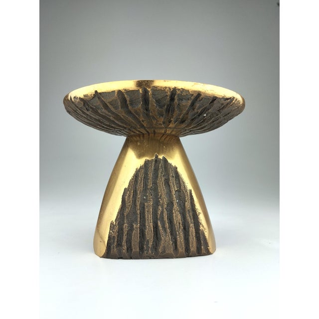 Brutalist Bronze Candleholder by Horst Dalbeck, 1960s For Sale - Image 5 of 9