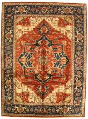 Pasargad DC Indo Serapi Hand-Knotted Rug - 9' X 12'2"