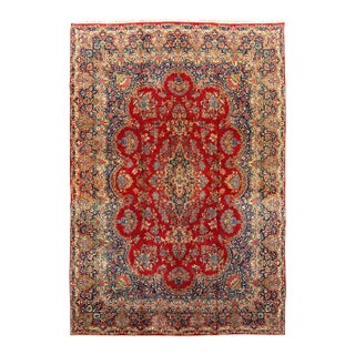 Pasargad DC Fine Hand Knotted Vintage Kerman Rug For Sale