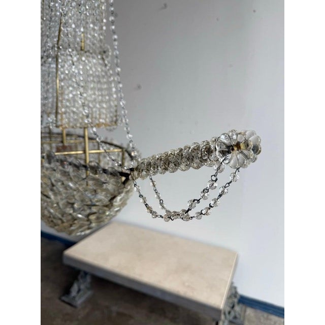 Metal Redondo Beach Ship Chandelier by Miamar Home For Sale - Image 7 of 12