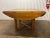 Expandable Wood Dining Table, Light Walnut Stain, Modern Design, 1990 For Sale - Image 16 of 17