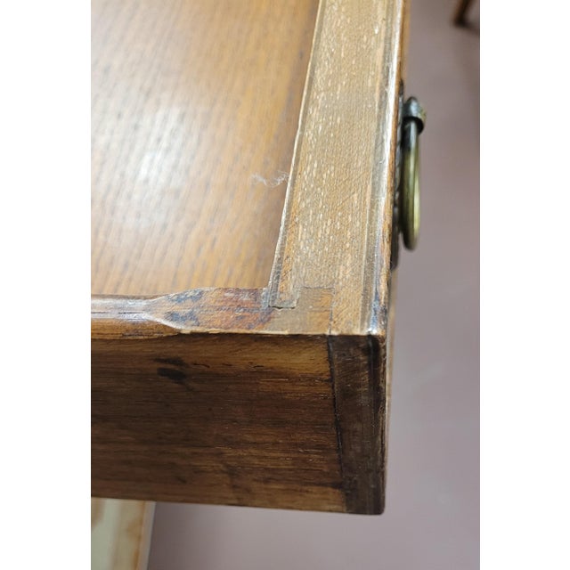 Antique Georgian Leathertop Writing Desk For Sale - Image 4 of 14