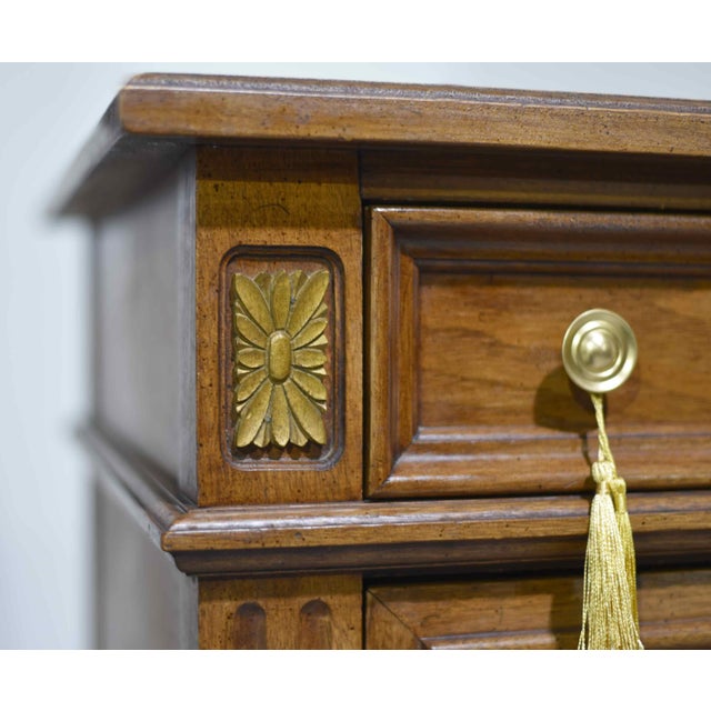 Mid 20th Century Transitional Lowboy Dresser by White Furniture For Sale - Image 10 of 14