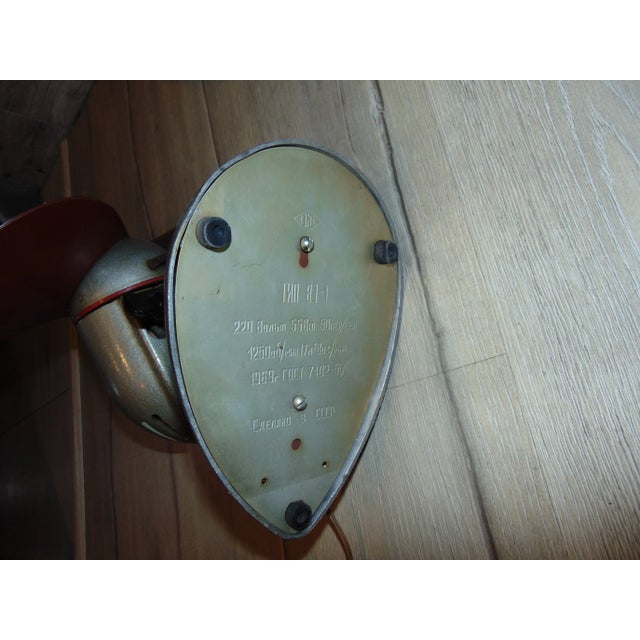Metal Industrial Table Fan, 1969 For Sale - Image 7 of 9