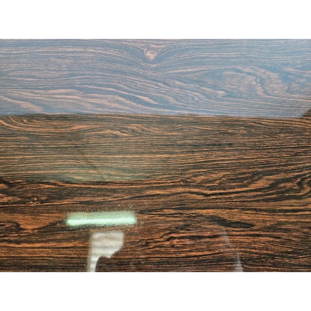 Iron Desk with Rosewood Laminate Top from Mobiltecnica Turin, Italy, 1970s For Sale - Image 10 of 18