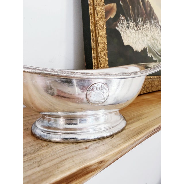 International Silver 1929 Silver Plated Bowl From Delmonicos New York For Sale - Image 4 of 6