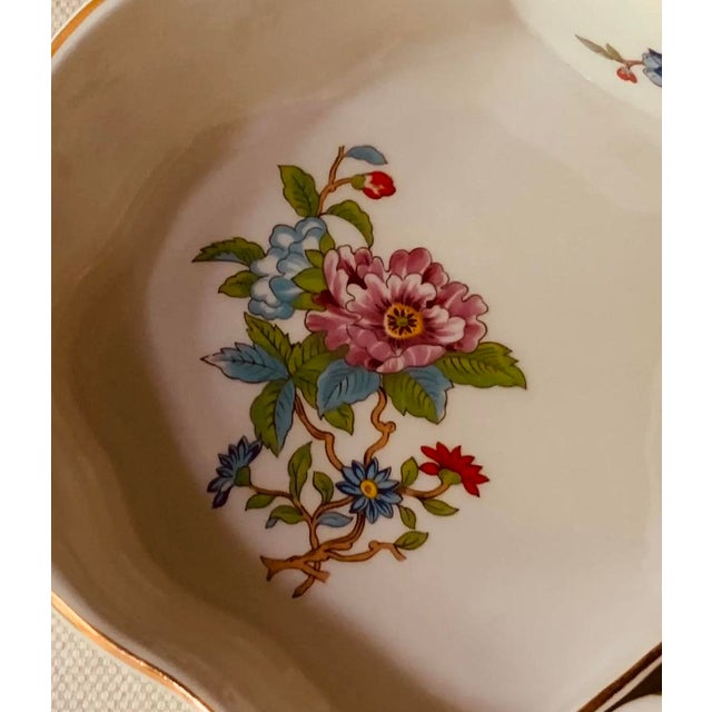 Vintage Aynsley "Pembroke" Bone China Strawberry Basket Set - 3 Pieces For Sale - Image 12 of 18