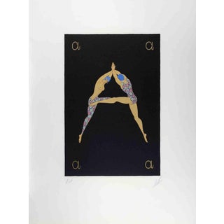 Erté, Nude Letter A, 1976, Lithograph For Sale