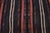 1970s Vintage Handmade Wool Cotton Dark Blue Runner Rug For Sale - Image 4 of 11