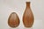Mid Century Danish Modern Bulbous Sculpted Teak Wood Flower Bud Vase - 2 Pieces For Sale - Image 9 of 9