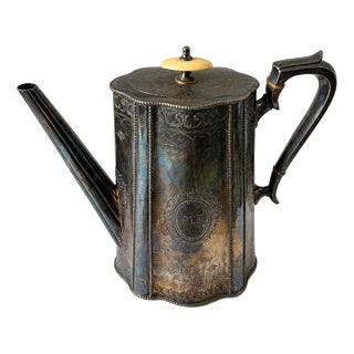 European Silver Plating Coffee Maker For Sale