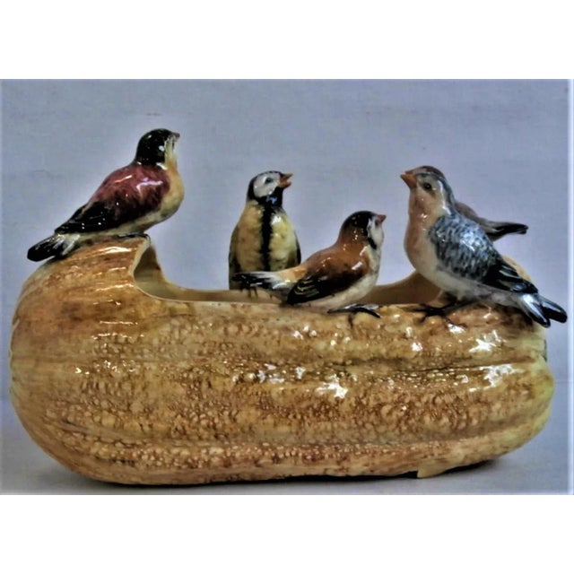 Majolica Clog & Bird Massier, Circa 1890 For Sale - Image 10 of 12