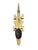 Mid 20th Century Vintage Hand-Carved West African Crocodile Tribal Wall Mask For Sale - Image 5 of 5