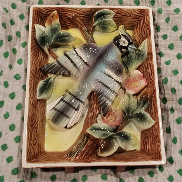 Vintage Japanese Handpainted Ucagco Brand 3d Scene For Sale - Image 4 of 12