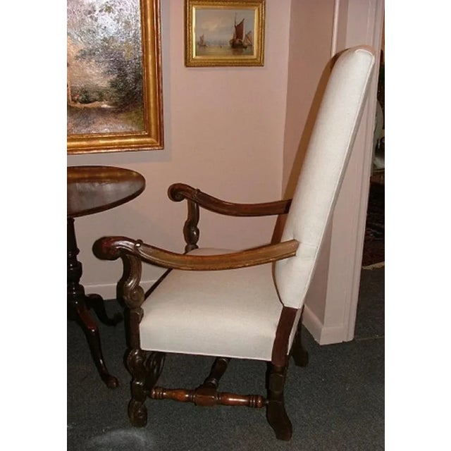 Victorian 19th Century English Oak Armchair For Sale - Image 3 of 7