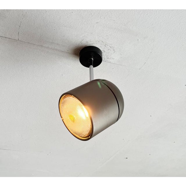 Classic Space Age wall or ceiling spotlight from the well-known manufacturer Staff Leuchten, Germany. Simple shape and...