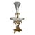 19th Century Gilded French Crystal Epergne For Sale
