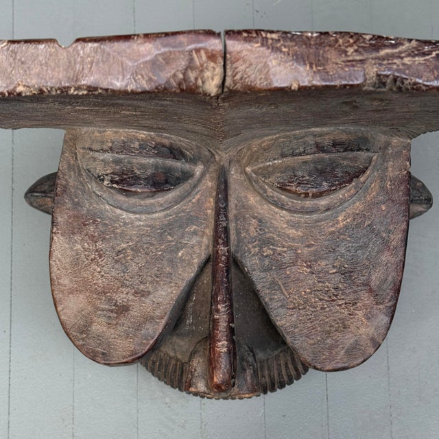 Antique Hand Carved Cameroonian African Batcham Headdress/Chair For Sale In Philadelphia - Image 6 of 12