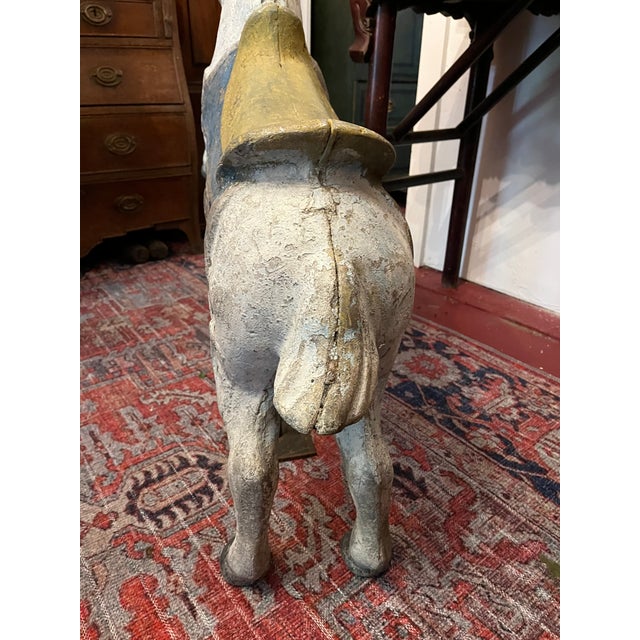 1940s Chinese Carousel Horse on Stand, Circa 1940 For Sale - Image 5 of 10