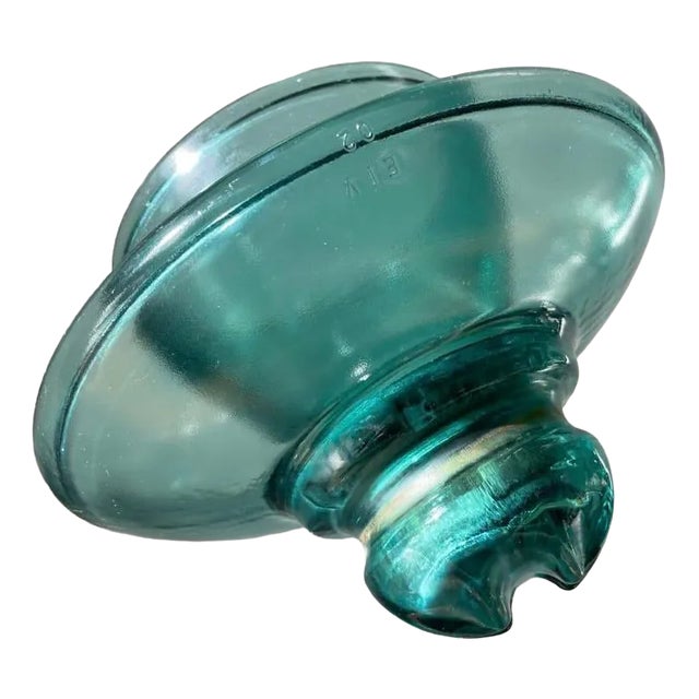 Large Electric Glass Pylon Insulator, 1950 For Sale
