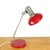 Mid-Century Modern Red Table Lamp by Aka Leuchen, 1970s For Sale - Image 10 of 13