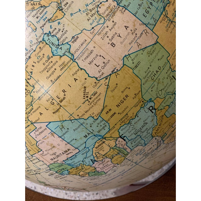 20" Illuminated Floor Standing Globe "Heirloom by Replogle For Sale - Image 13 of 13