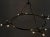 Mid-Century Modern NOIR Sasha Chandelier, Metal with Brass Finish For Sale - Image 3 of 3