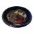 Large Moorcroft Pottery Footed Bowl “Pansy” Pattern For Sale